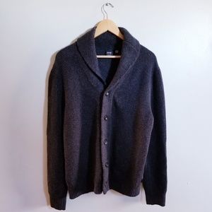 Hugo Boss wool cardigan.